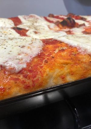 Foto di Pizza in teglia con poolish
