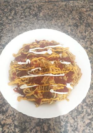 صورة لوصفة سباغيتي بالفطر 🍝