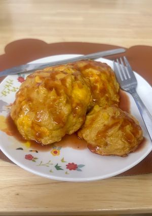 芝士雞胸肉丸 #減碳低脂餐 #懶人食譜￼ 的食譜成品照片