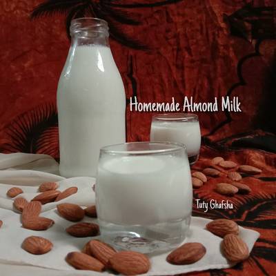Resep Homemade Almond Milk Oleh Tuty Ghafsha Cookpad