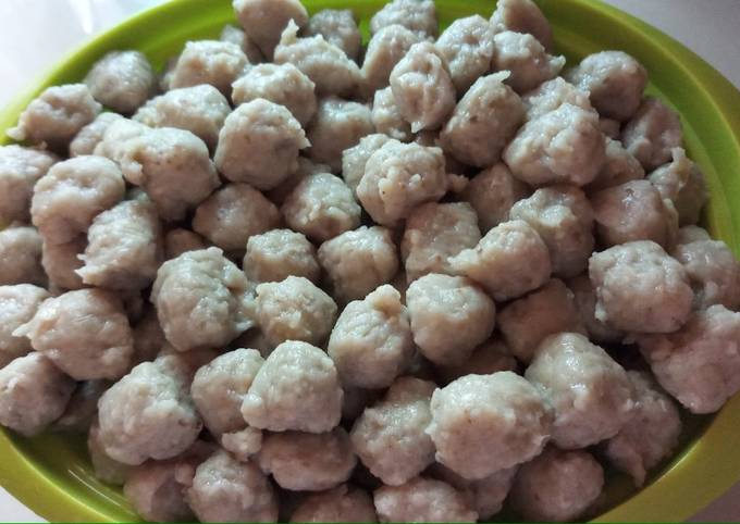 Resep Bakso ayam Anti Gagal