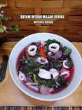 18:2:25 - Bayam merah masak bening bersama sotong