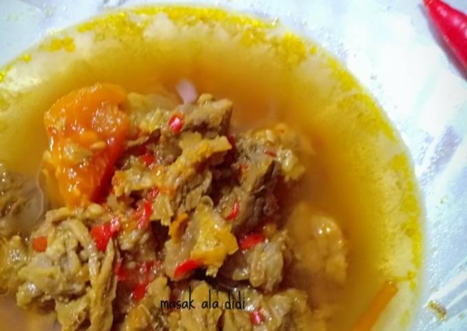 Resep Pindang Iga / Daging Sapi Palembang ala Didi yang Menggugah Selera