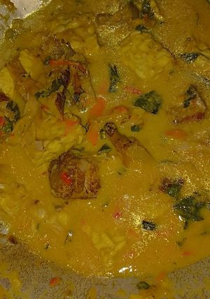Foto resep Mangut ikan asap tempe