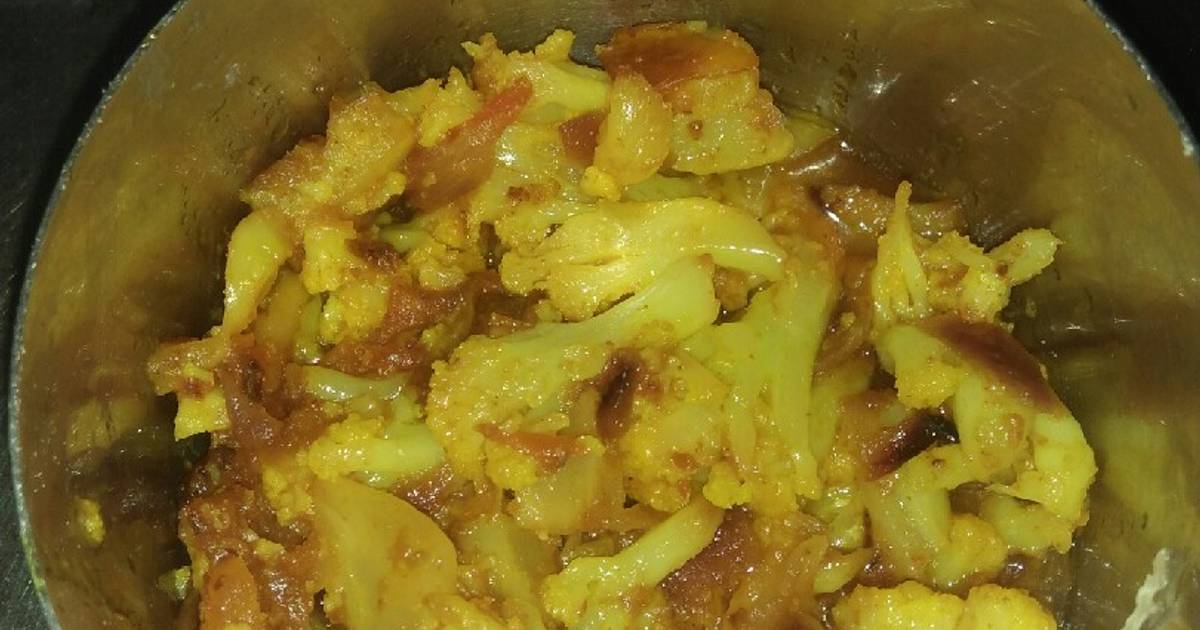 Cauliflower sabji Recipe by Sarbjeet Vinayak Cookpad