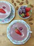 🍓Smoothie framboise fraise purée d'amande