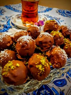 عکسی از دستور توپک شکلات موزی(با سه قلم مواد)