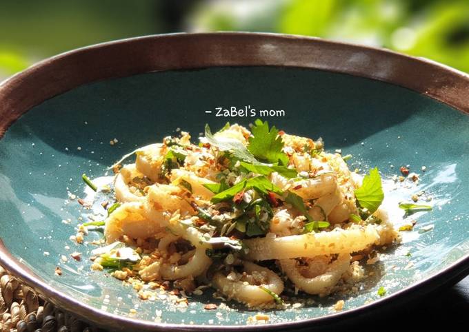 Butter Garlic Squid (Cumi Mentega Bawang Putih)