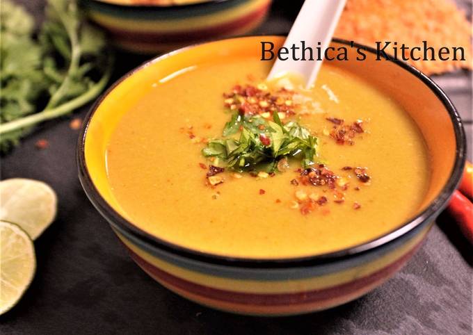 Lemony Red Lentil Soup