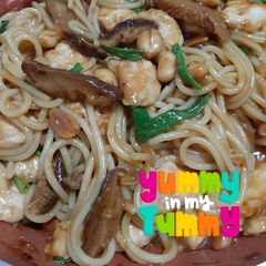 A picture of Stir fry Chicken Sesame Pasta.