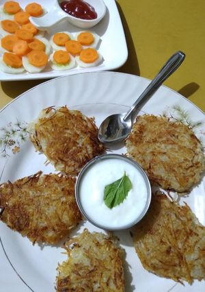 A picture of Hash Browns.