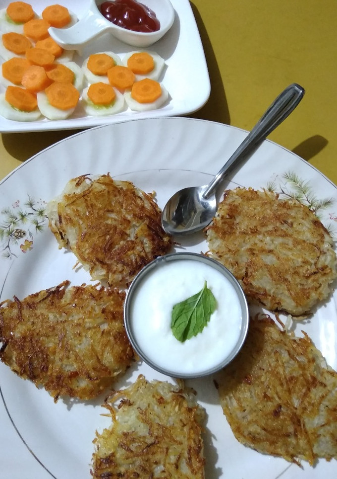 A picture of Hash Browns.