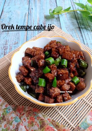 Foto resep Orek tempe cabe ijo