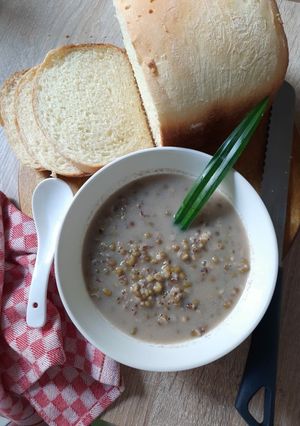 Foto resep Bubur Kacang Ijo Beras Merah