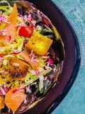 Insalata con salmone e ravanelli