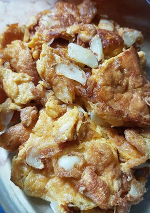 Foto resep Telor dadar bawang putih