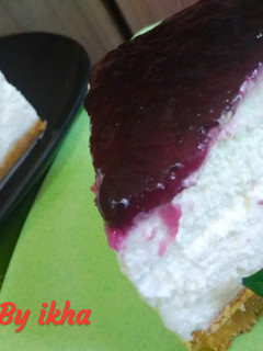 Foto resep Blueberry cheesecake tanpa telur