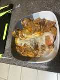 Papas a la boloñesa