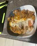 Papas a la boloñesa