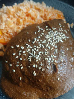 Una foto de Mole poblano