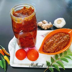 A picture of Tomato Achar(Pickle).