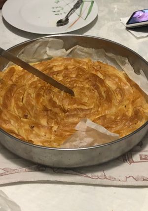 Φωτογραφία της συνταγής Τυρόπιτα στριφτή με φύλλο κρούστας