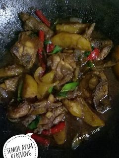 Foto resep Semur ayam & kentang