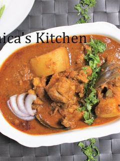 A picture of Mangshor Korma (Bengali Mutton Curry).