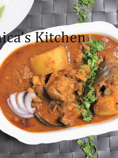 A picture of Mangshor Korma (Bengali Mutton Curry).