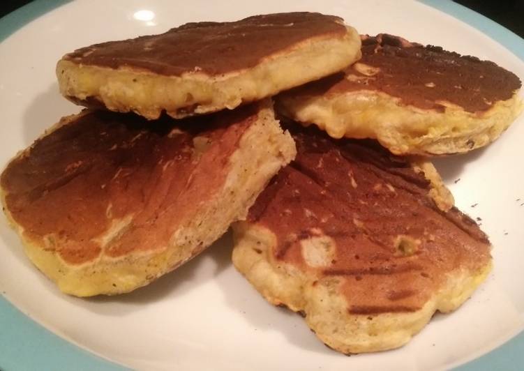 Recipe of Award-winning Plantain Pancakes (Vegan)