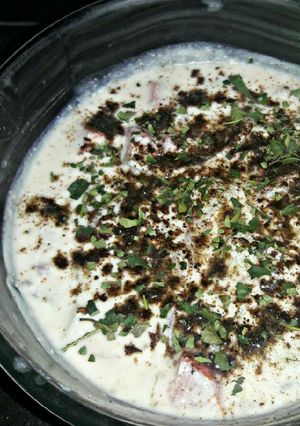 A picture of Veg.Raita.