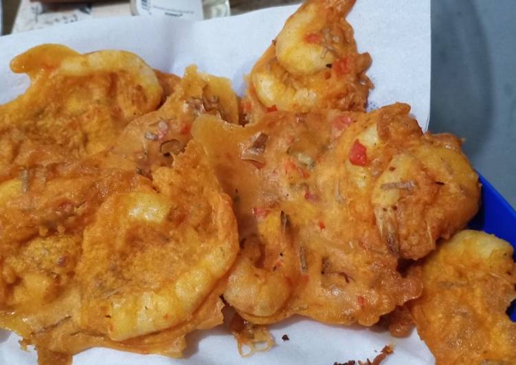 Resep Peyek Udang Khas Resto Padang yang bikin betah