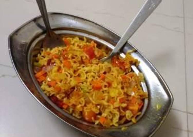 Recipe of Perfect Noodles Chat- Snack Item