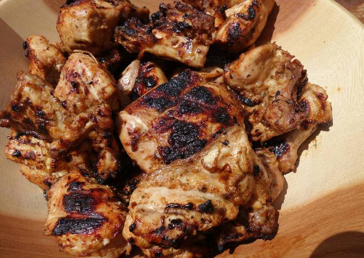 Charcoal grilled chicken