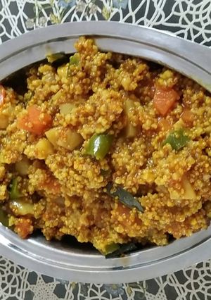 A picture of Foxtail Millet Upma.