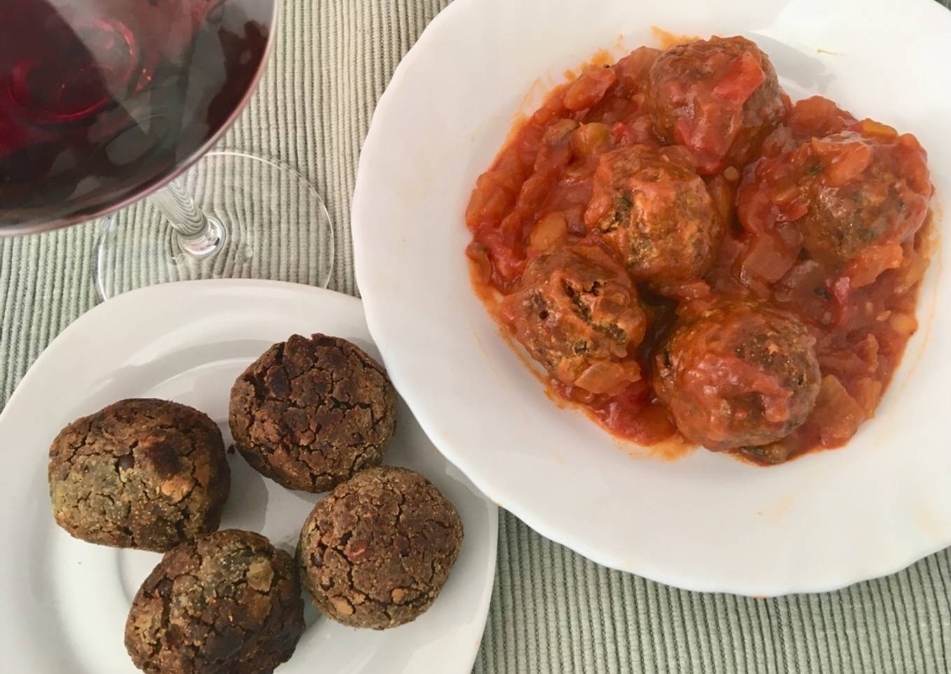 Albóndigas de lentejas y setas sin gluten