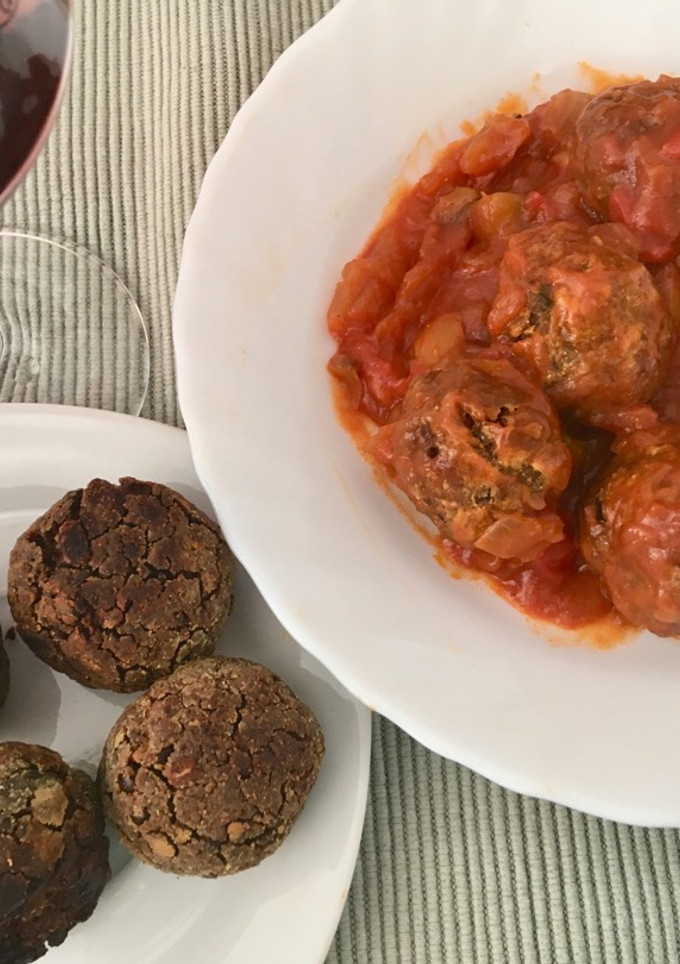 Una foto de Albóndigas de lentejas y setas sin gluten