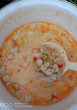 Foto resep Olahan kuah santan pedas