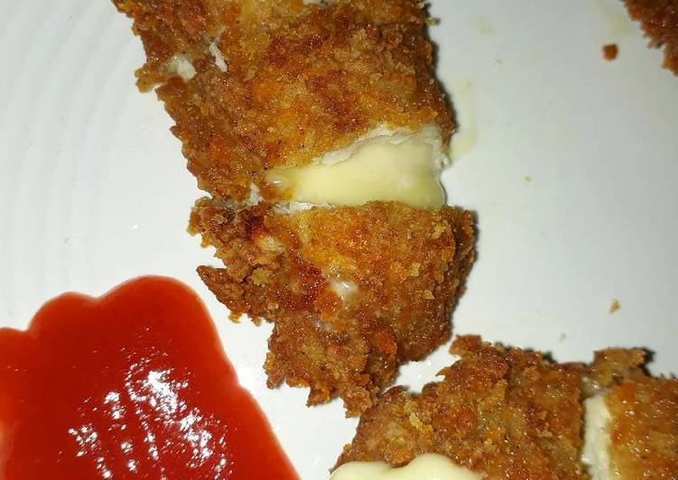 Cheese chicken meleleh