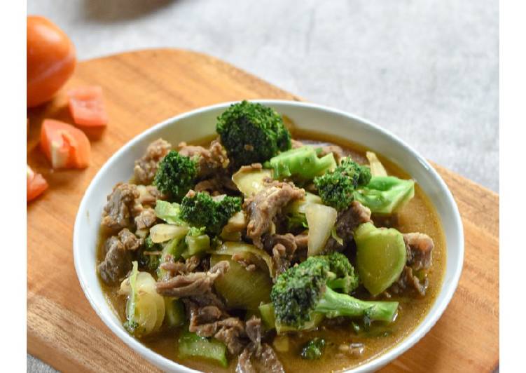 Daging Brokoli Saus Tiram