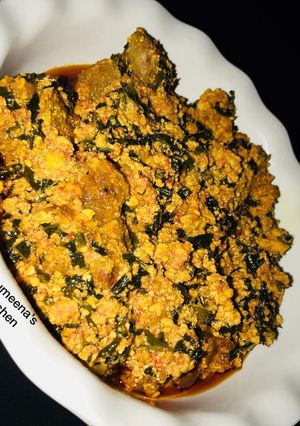 A picture of Egusi soup.