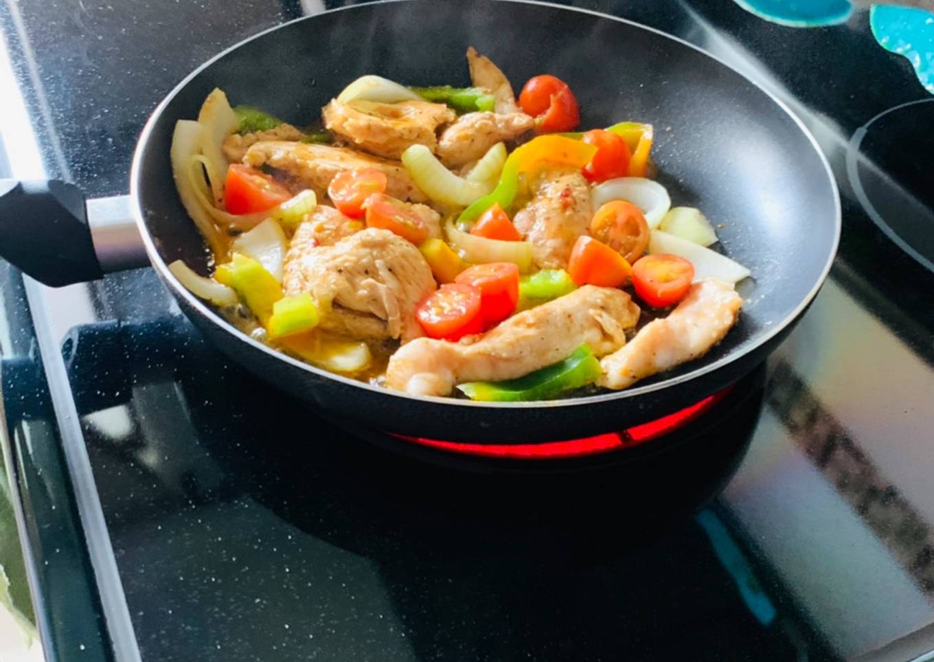 Taco Fajitas de pollo caribeñas