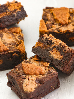 A picture of Biscoff Brownies.