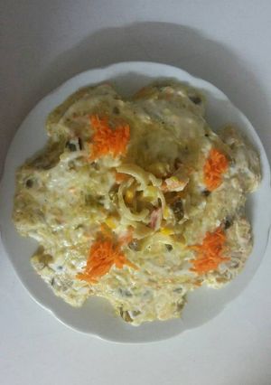 عکسی از دستور سالاد الویه