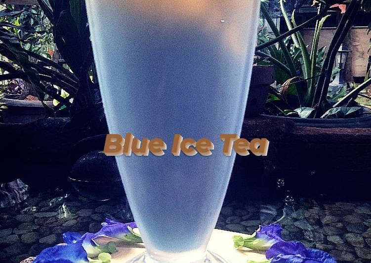 Recipe: Yummy Blue Ice Tea💙