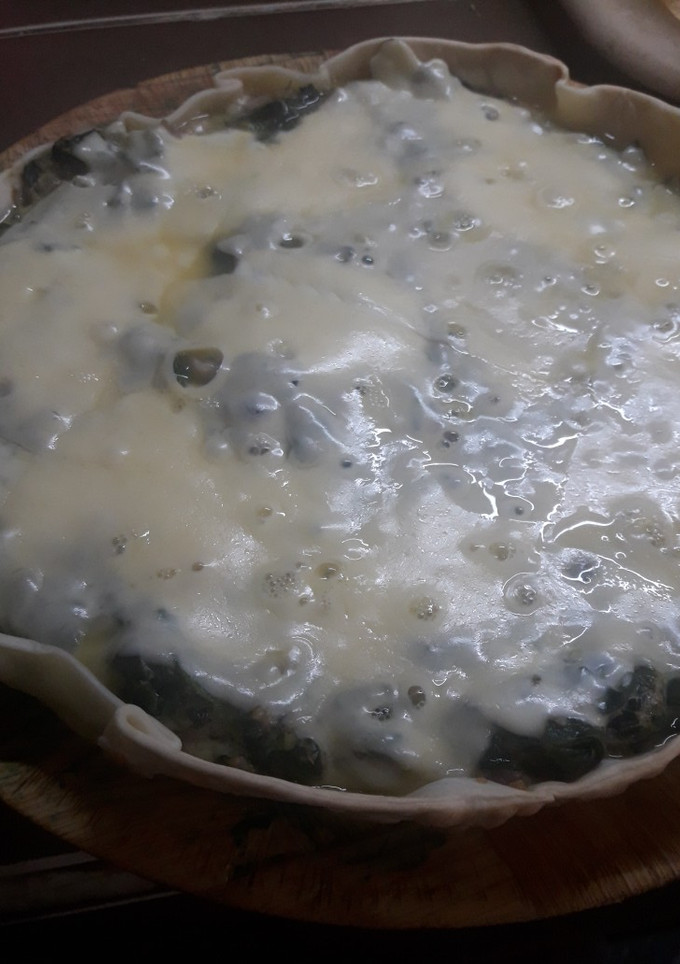 Una foto de Tarta de acelga y atún diferente