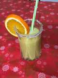 Orange, Kiwi, and Unsweetened Almond Milk Smoothie