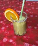 Batido de naranja kiwi y leche de Almendra
