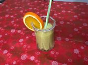 A picture of orange breakfast