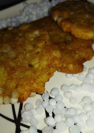 A picture of Sabudana tikki.